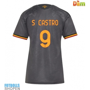 Billiga AS Roma Santiago Castro #9 Tredjeställ Dam 2026-27 Kortärmad